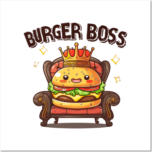 Burger Boss Royalty Posters and Art